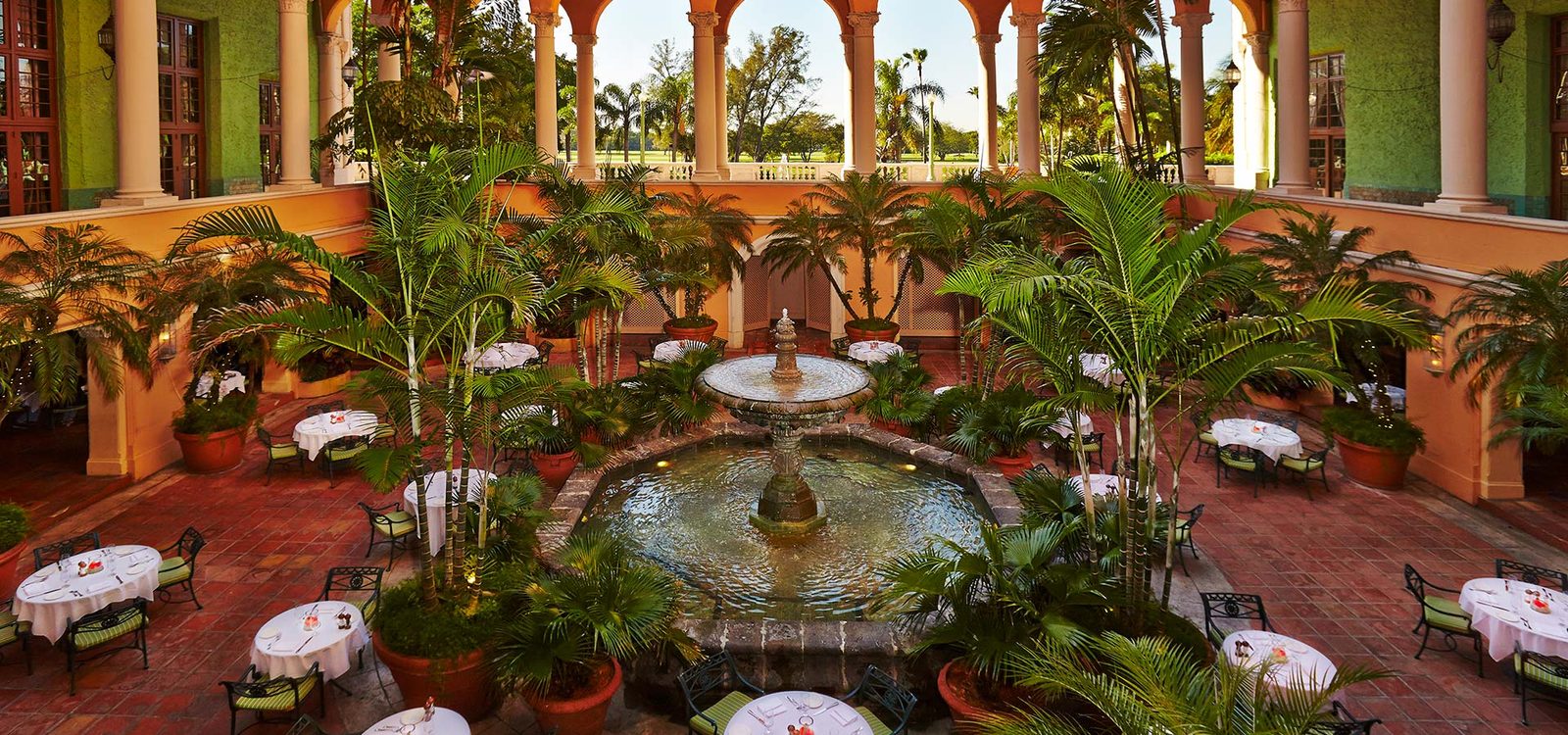 Biltmore courtyard fountain